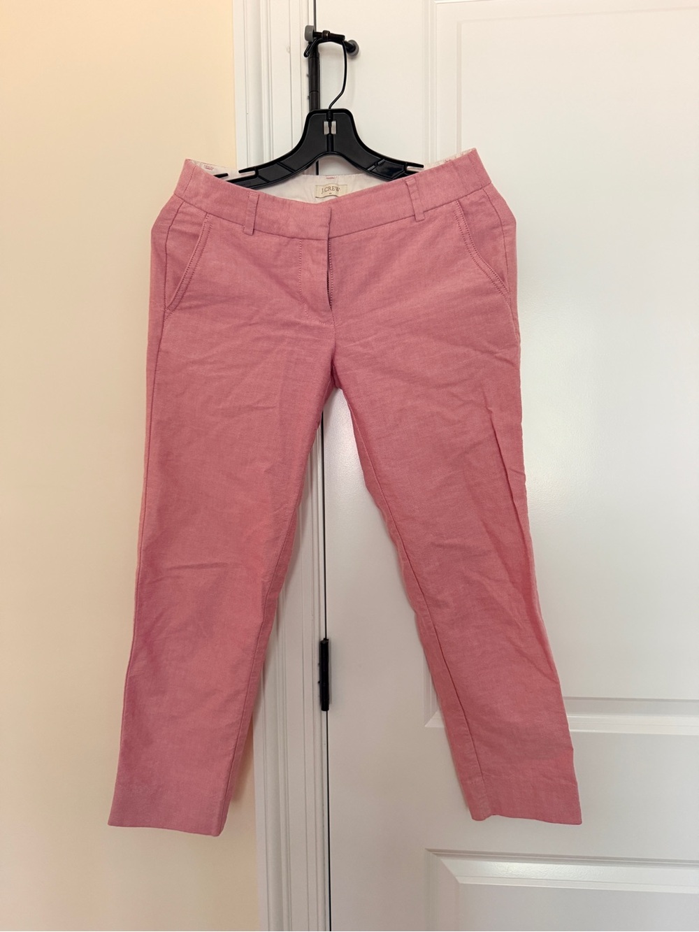 J. Crew Dusty Rose Cropped Pants
